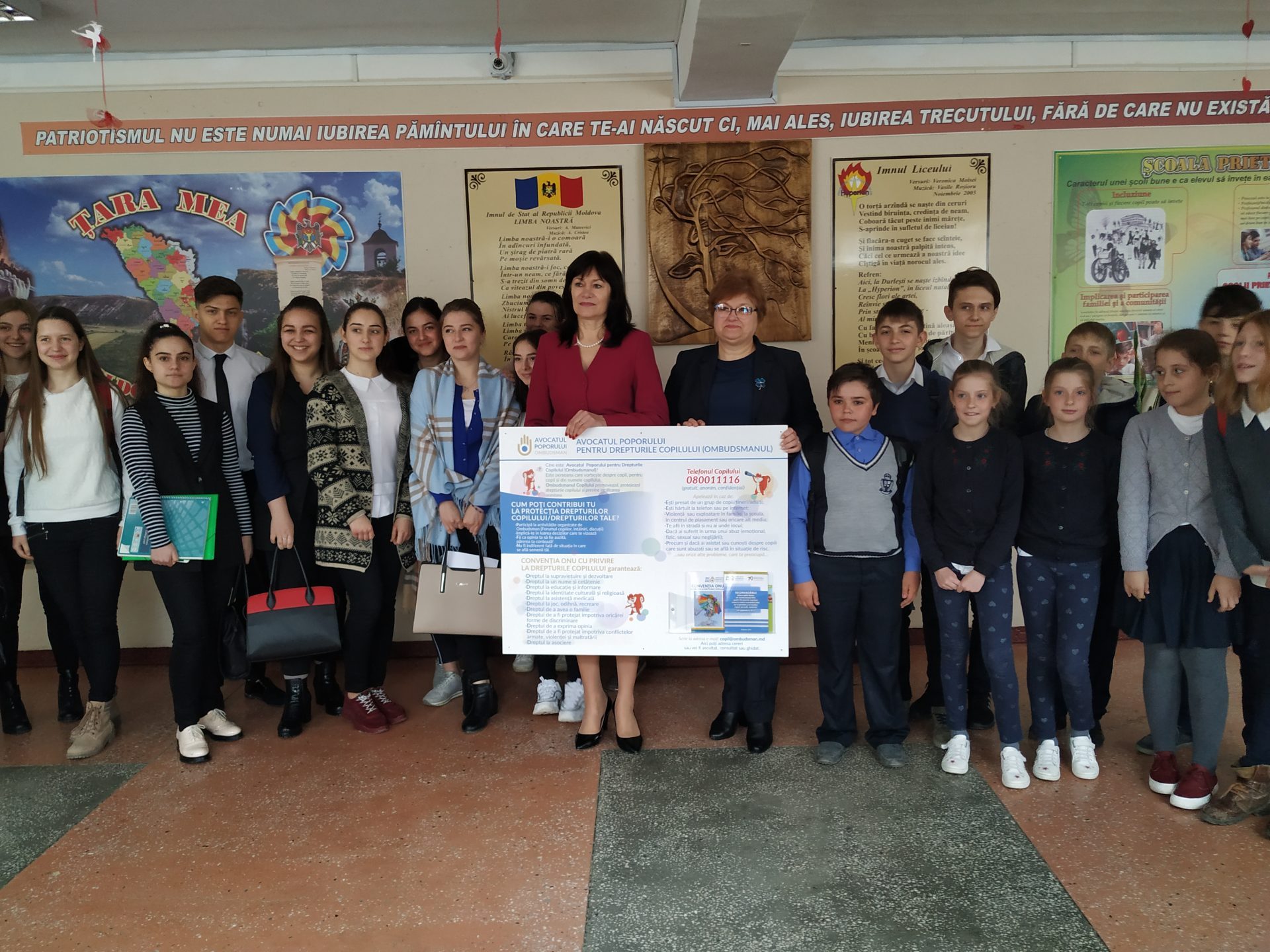 Ombudsmanul Copiilor, în vizită la Liceul Teoretic „Hyperion”