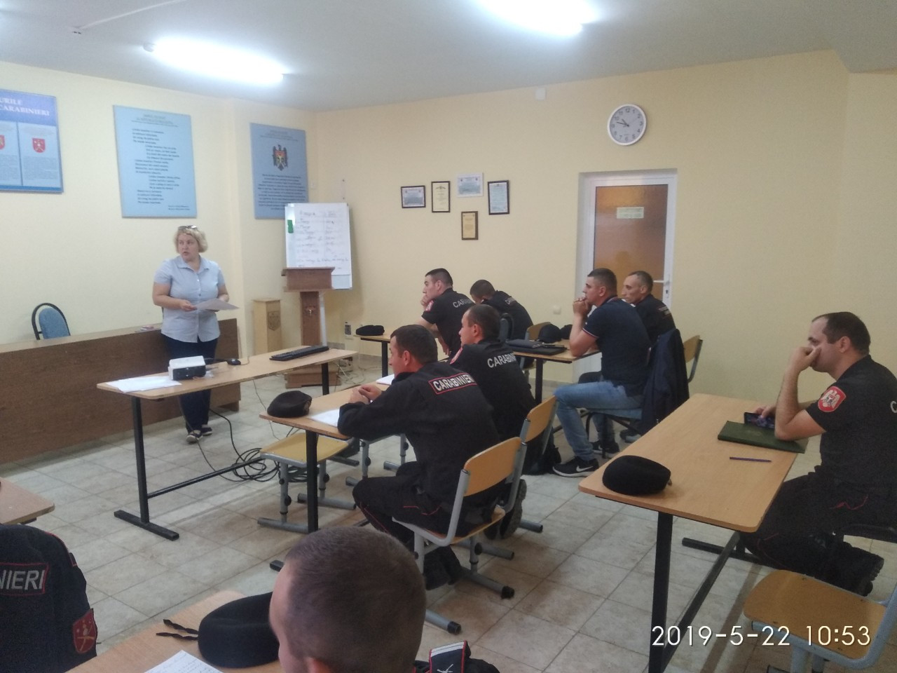 Обучение в области прав человека для карабинеров