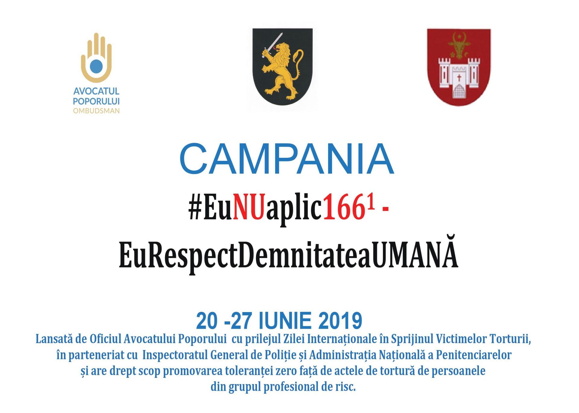 EVENTS PLANNED BY PEOPLE’S ADVOCATE WITH THE OCCASION OF INTERNATIONAL DAY IN SUPPORT THE TORTURE VICTIMS, JUNE 26, 2019 