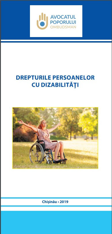Informații utile pentru persoanele cu dizabilități în broșura „Drepturile persoanelor cu dizabilități”