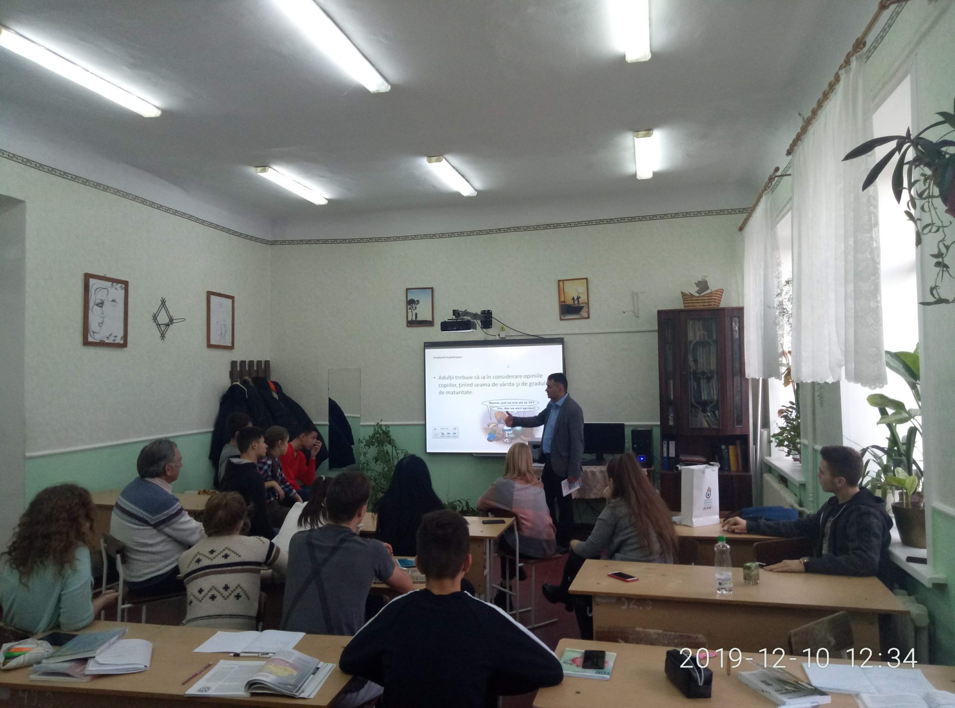 Activități în cadrul Decadei pentru Drepturile Omului  realizate de Reprezentanța Varnița a OAP