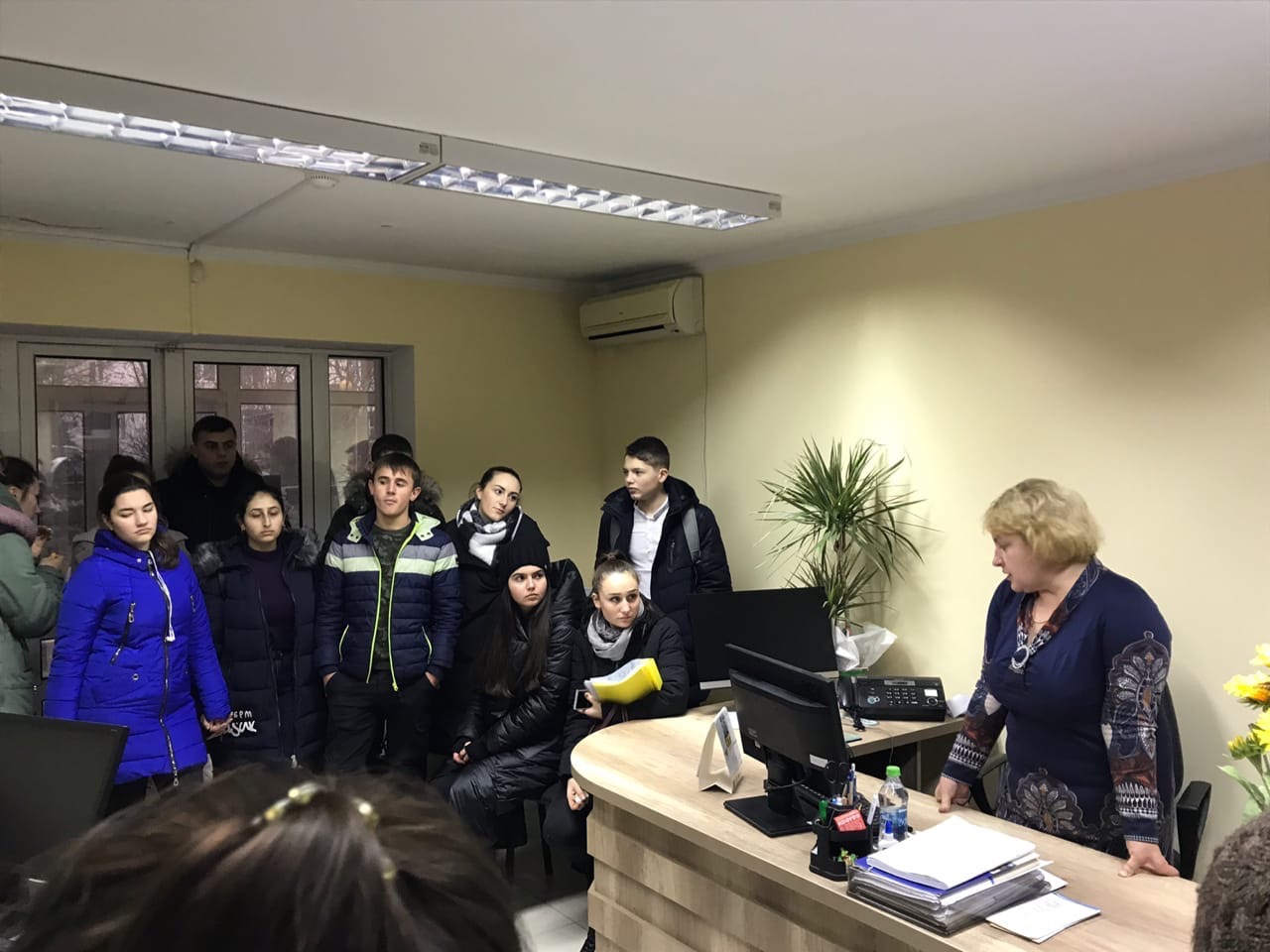 Встреча со студентами Педагогического колледжа в Комрате