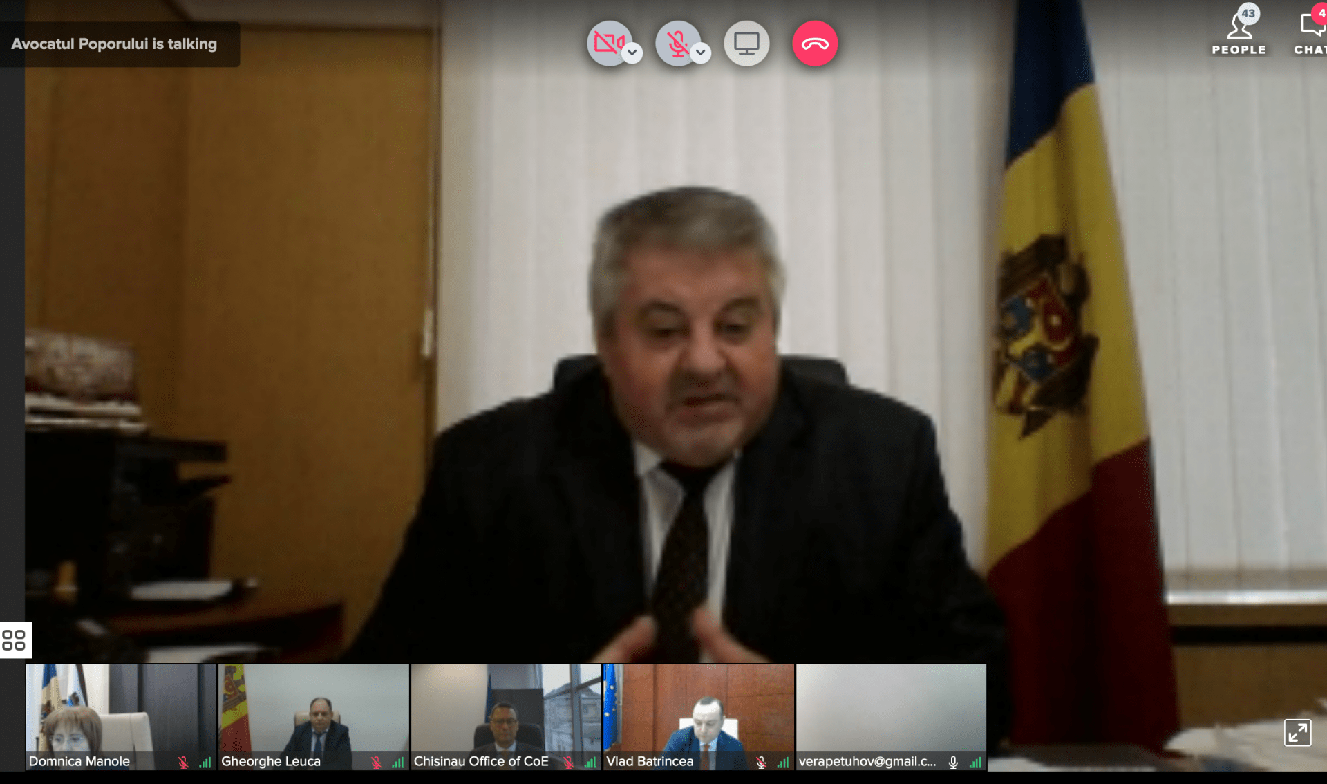 Discursul rostit de către Avocatul Poporului, Mihail Cotorobai, în deschiderea  Conferinței internaționale  la tema „70 de ani ai CEDO, 25 de ani de la aderarea Republicii Moldova la Consiliul Europei – implementarea standardelor CoE la nivel național”