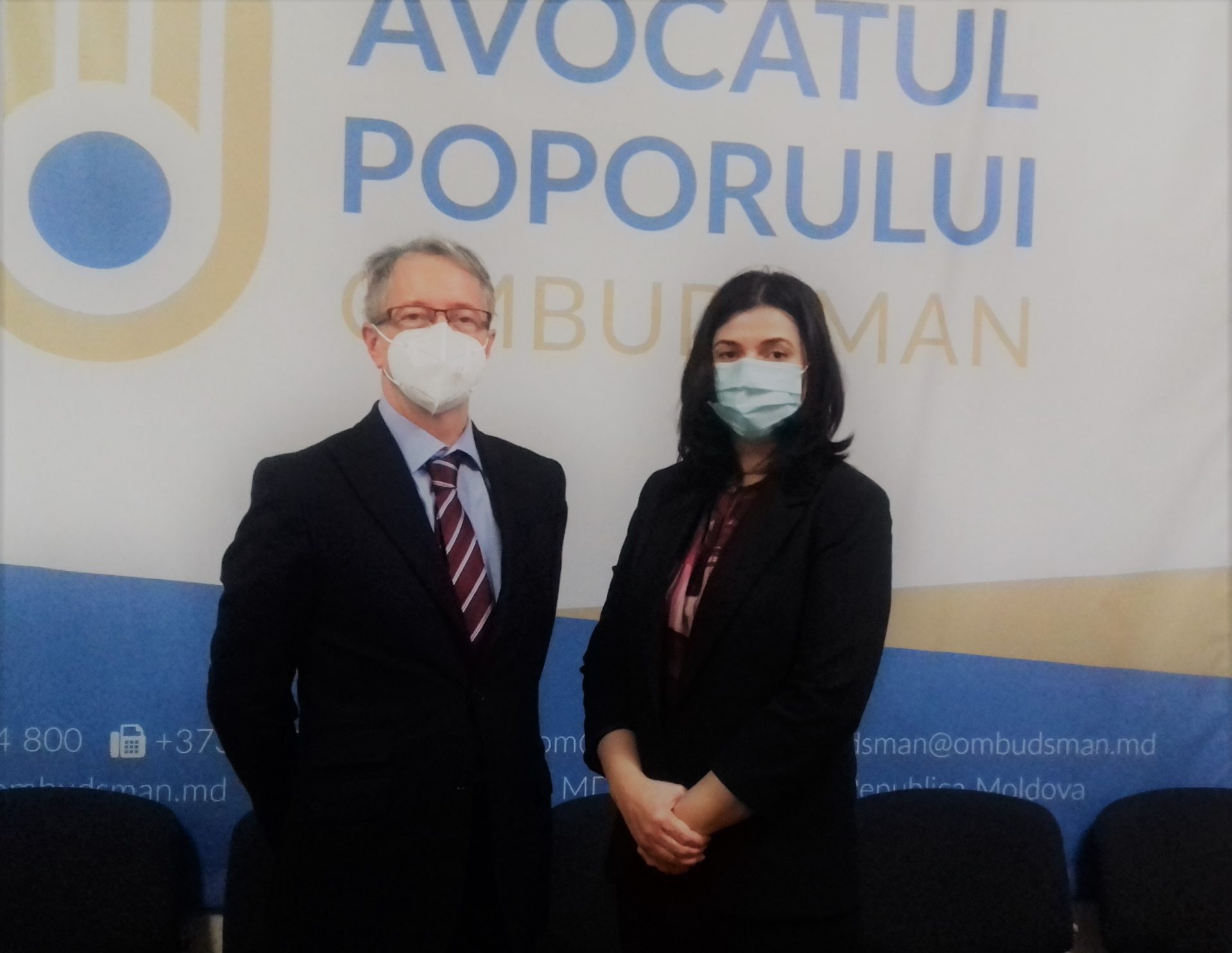 Avocatul Poporului, Natalia Moloșag, a avut o întrevedere cu șeful Misiunii OSCE în Moldova, Claus Neukirch