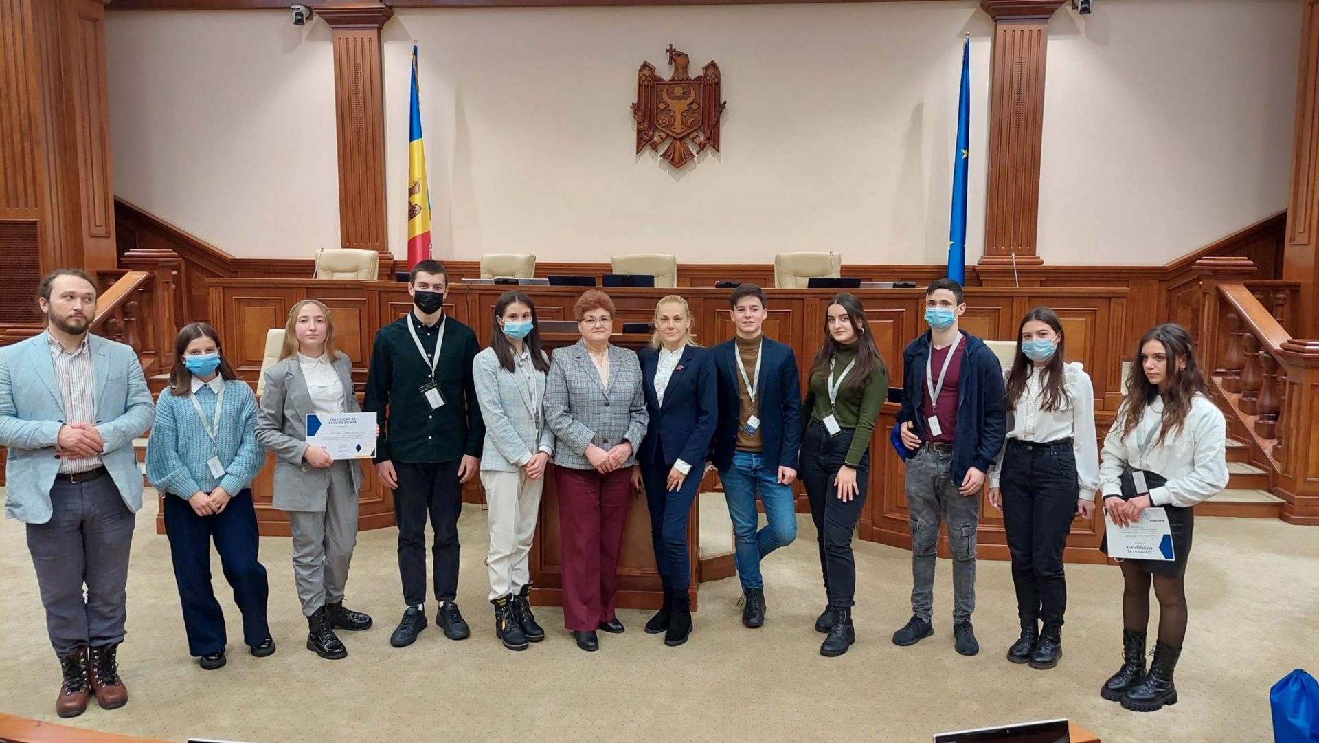 Ombudsmanul Copilului a participat la ședința de totalizare a proiectului „Parlamentul Tinerilor în Acțiune”