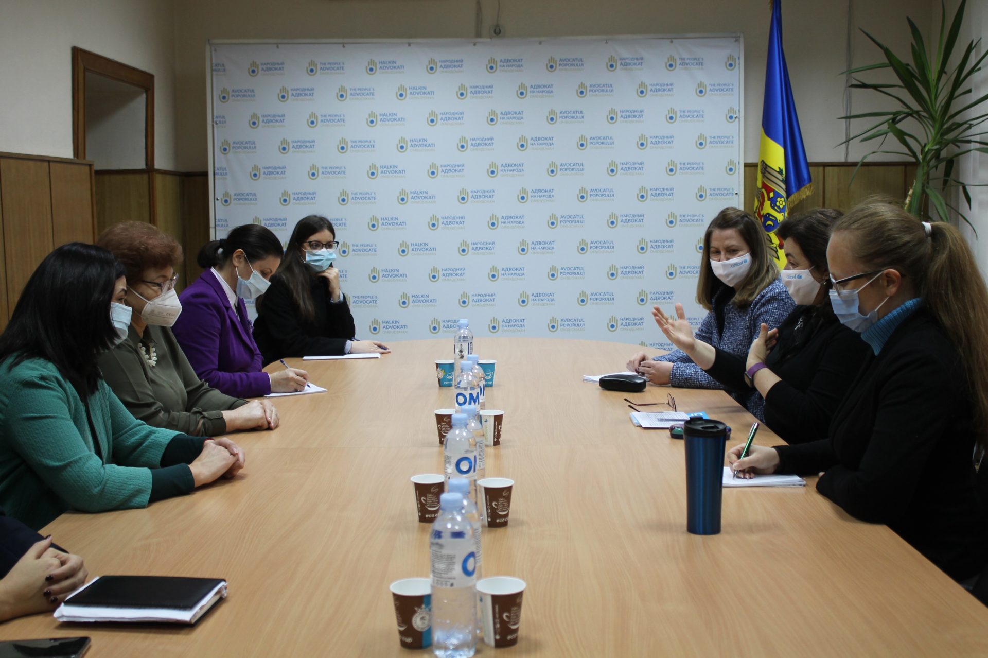 Întâlnirea Ombudsmanilor cu Reprezentanta de țară UNICEF în Republica Moldova Maha Damaj