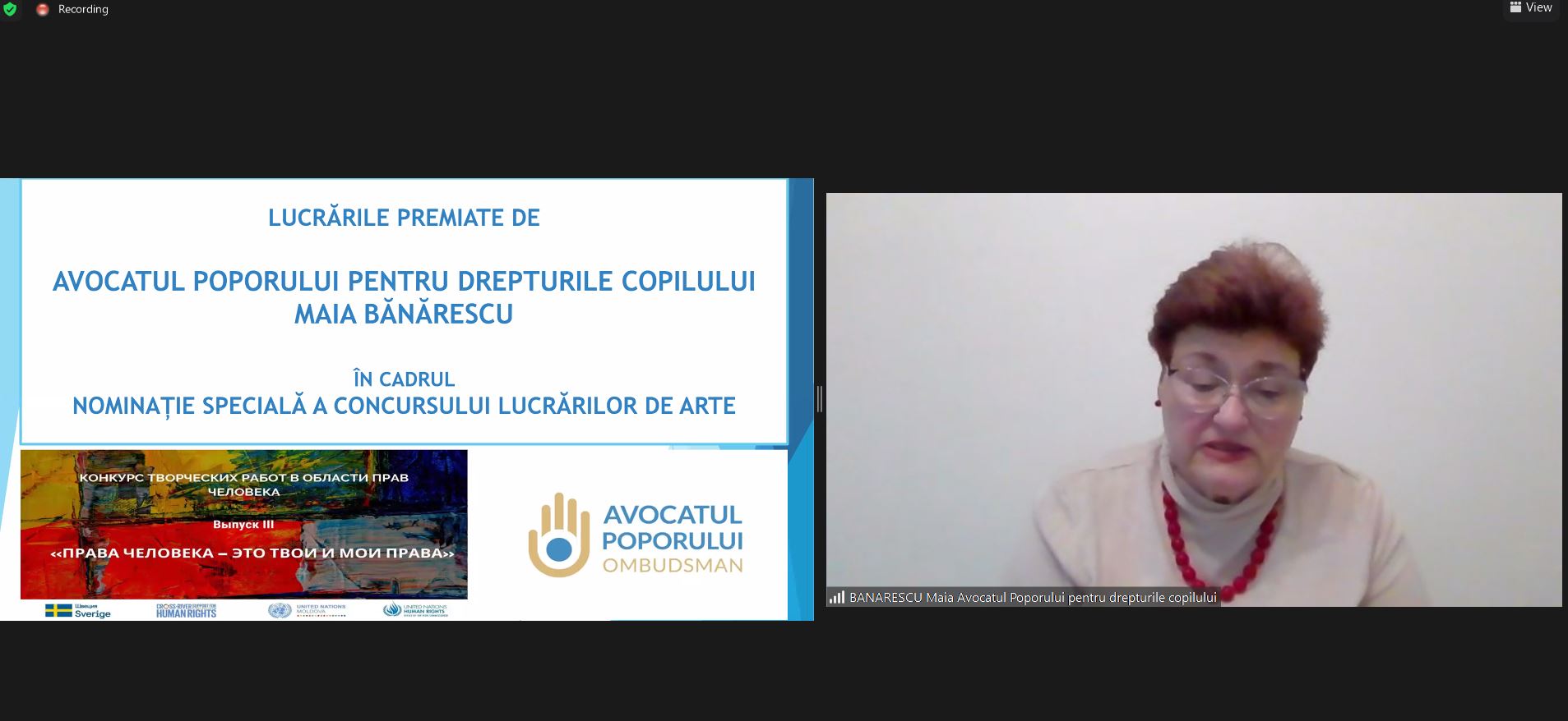 Ombudsmanul Copilului, la evenimentul „Drepturile omului sunt drepturile tale și ale mele”