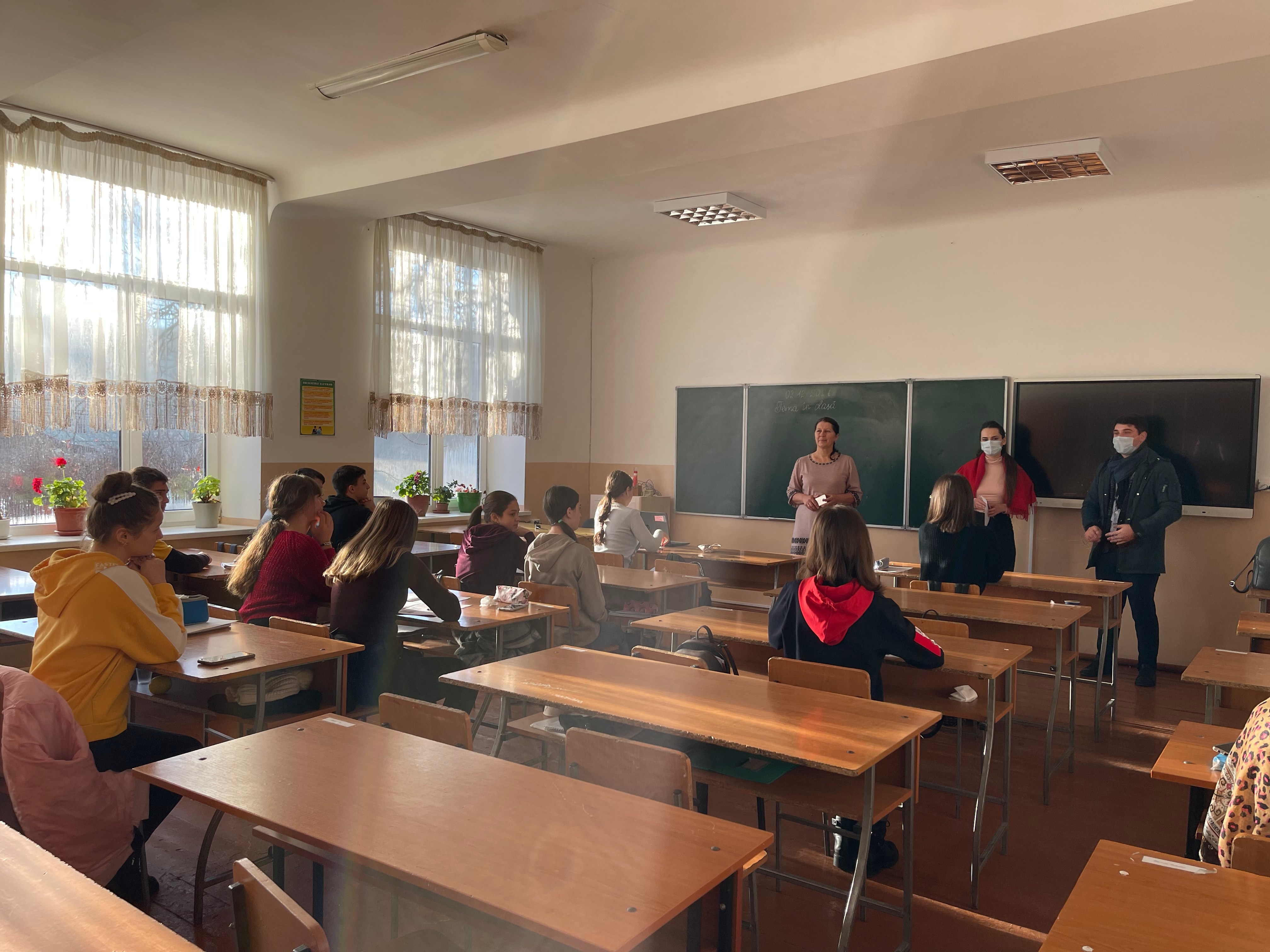 Activități de informare pentru elevii Gimnaziul Pănășești