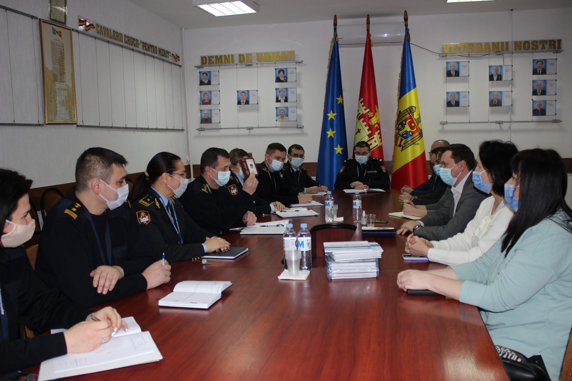 Avocatul Poporului Ceslav Panico și membrii Consiliului pentru Prevenirea Torturii (CpPT) în noua componență au avut o întâlnire de lucru cu conducerea Administrației Naționale a Penitenciarelor