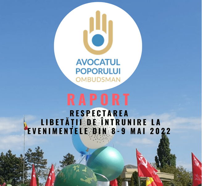 Avocatul Poporului Ceslav Panico: organele de menținere a ordinii publice au manifestat comportamente responsabile, echilibrate și ajustate drepturilor omului la întrunirile din 9 mai 2022