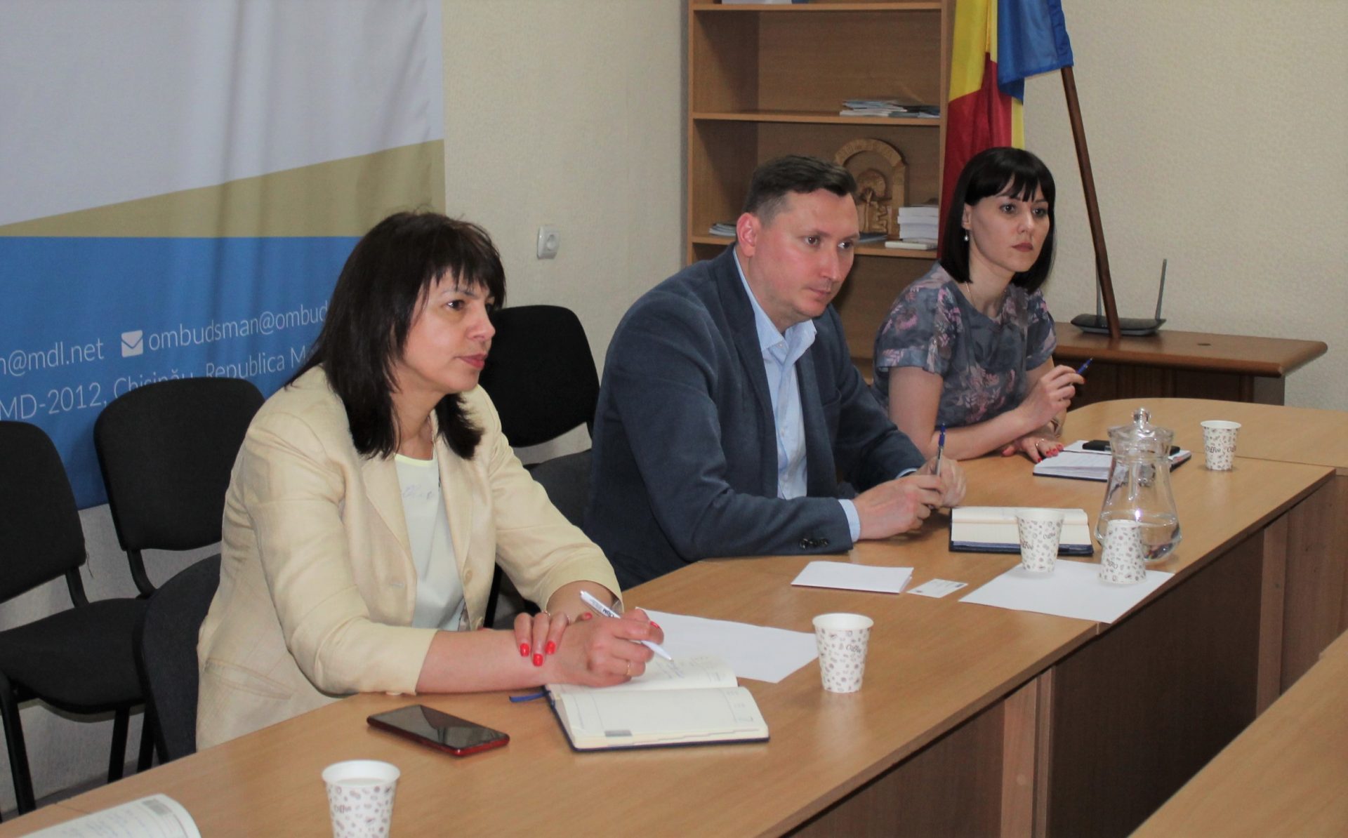 Echipa OSCE/ODIHR de monitorizare a procesului de evaluare şi alegere a candidaţilor Consiliului Superior al Magistraturii și ai Consiliului Superior al Procurorilor în vizită la Oficiul Avocatului Poporului