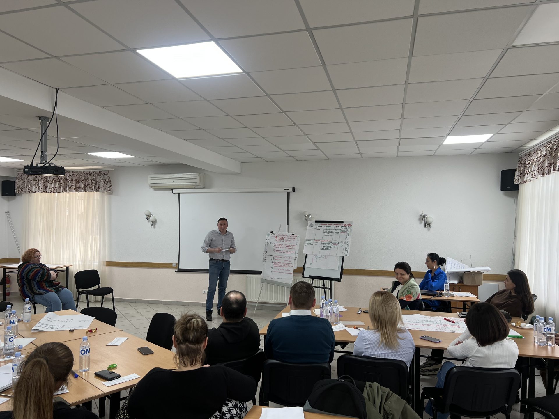Echipa Oficiului Avocatului Poporului instruită în cadrul trainingului „Planificare și Practici de Management”