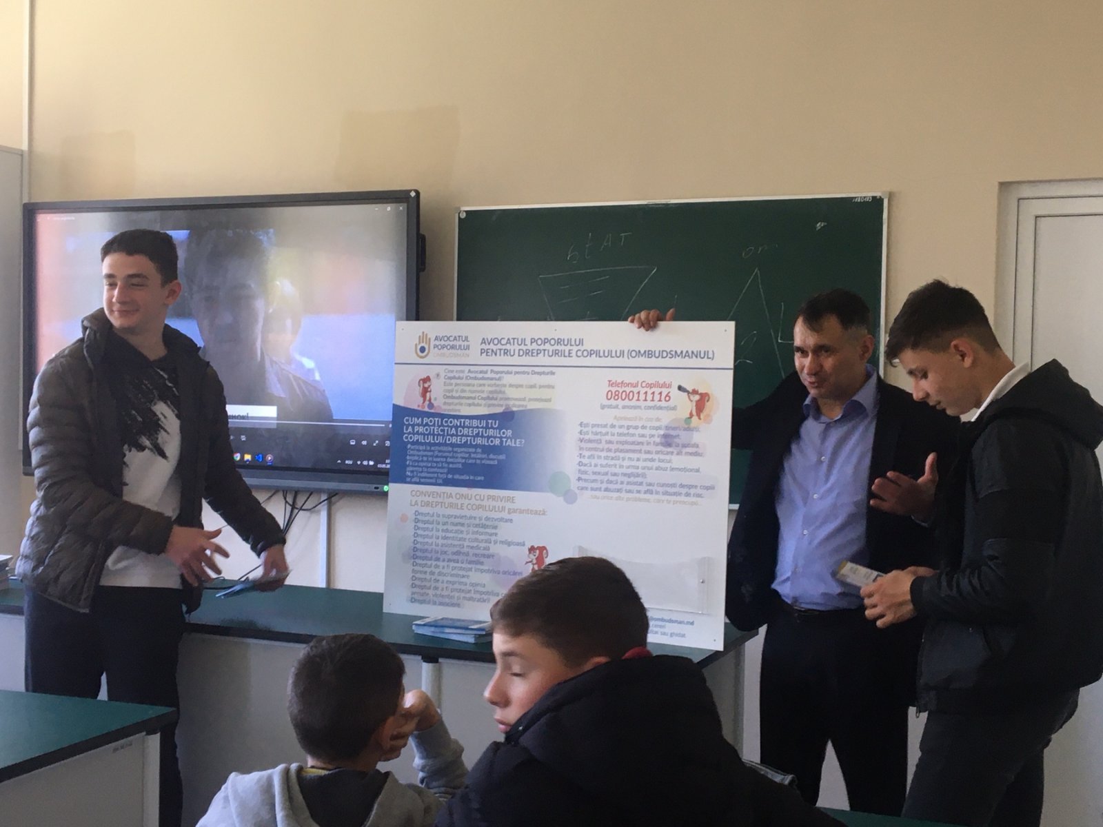 Vizită de informare a Reprezentanței Varnița a Oficiului Avocatului Poporului la Instituția Publică Liceul Teoretic  „Mihai Eminescu” din or. Anenii-Noi
