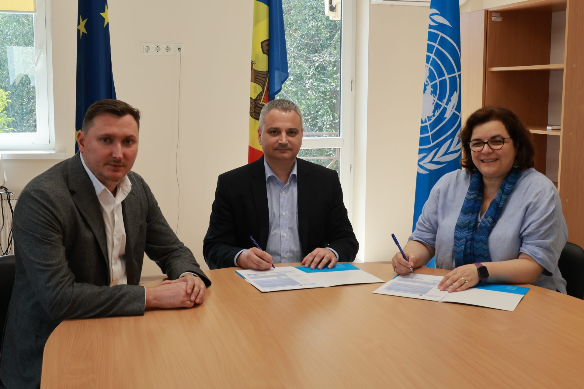Semnarea acordului de parteneriat între Oficiul Avocatului Poporului și UNICEF Moldova